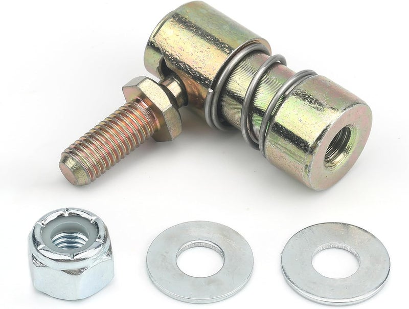 GGTE Throttle Disconnect, Quick Release Ball Joint, 1/4-28 in Female Thread, Throttle Cable Ball End, Steel Carburetor Linkages - Image 1